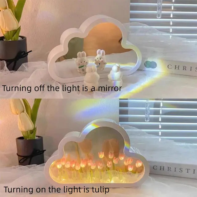 Cloud Tulip LED Night Light